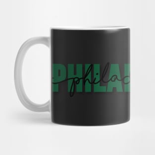 Philadelphia - green Mug